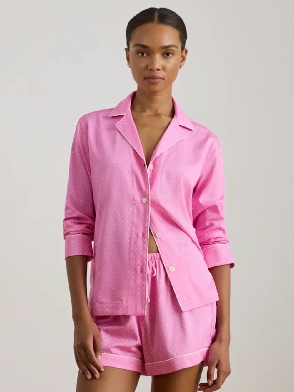 Ralph Lauren Polka Dot Heart Sateen Boxer Set